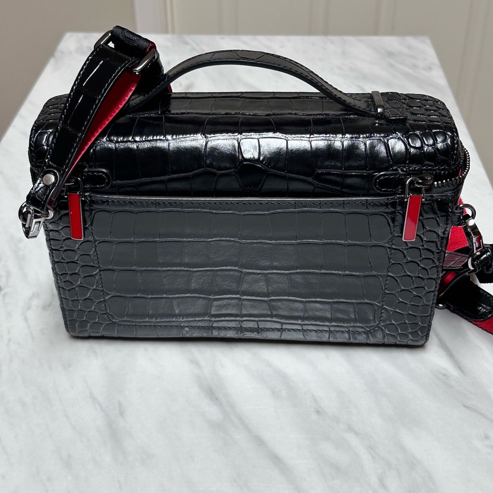 Christian Louboutin  Crocodile-Embossed Bag